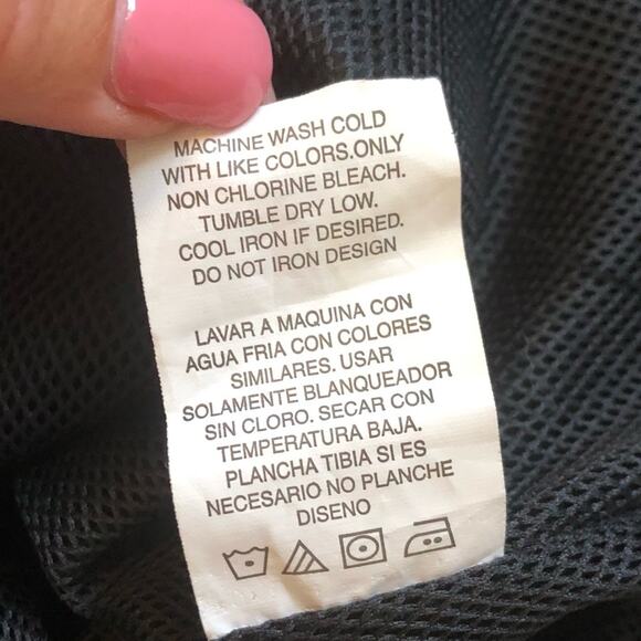 Pony Windbreaker Jacket Mens XXL Black Graphic Activewear Full Zip Y2K Running - Picture 4 of 10